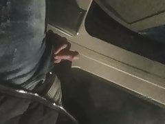 Morgens im Zug nach Hamburg den Schwanz rausgeholt