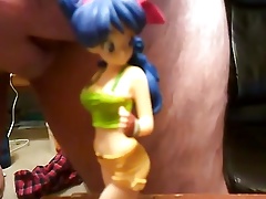 cum on figure - dbz launch