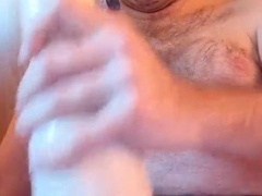 Onanism nude guy