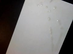 My cum after masturbation:)