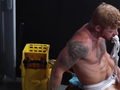 Football players hook up at the locker room in intense anal rounds