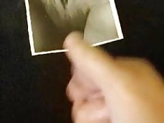 I allow Chris to cum on one of my pics