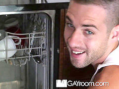 GayRoom - Dylan Knight ravaged By a Plunger And Peter Fields massive salami