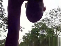 Frozen gay Latinos go for warming up face fucking