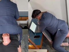 Do You Want That Promotion Boy? You Better Be Quiet And Be A Good Fart Sniffer For The Boss! Stay Still Seat!