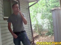 Watch Twinks Splash Their Piss