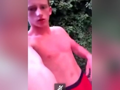 Hottie cum on Skype