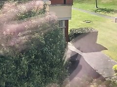 Wanking for the neighbours