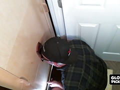 Naughty butt pirate found perfect glory hole schlong