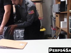 Perps4Sale.com - Twink bearded gay guard makes hunk suspect suck his cock