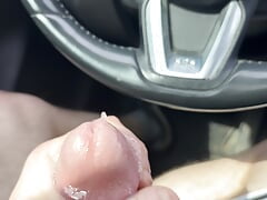 Endless Gushing Cum! Yummy Young Horny Guy Loosens Longlasting Loud Hot Load in Starbucks Carpark!