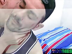 Naughty Aussie Larkin Blows Hot Load On Ayden Throbbing Cock
