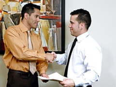 Ago Viara bottoms for Tommy Blade during a job interview