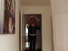 Black Spandex Huge Ballsack