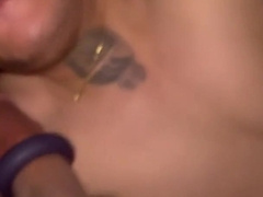 Gay-For-Pay Draped Lebanese splashes a ball-sac in my facehole