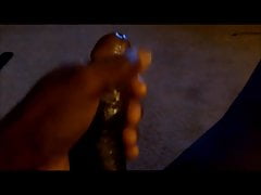 Stroke of a chocolate cock BBC