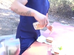 Hairy Straight Man Tries A Big Cock For The First Time