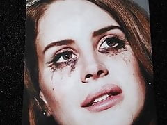 Lana Del Rey Cumshot Tribute celebrity facial
