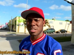 Black Thug Outdoor Fellate