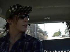 Surfer boy's asshole stretched by his first black cock