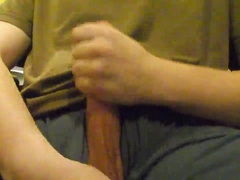 Massaging Big Cock with Oil until Intense Orgasm0000