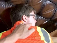 Big cock blowjob and raw anal pounding