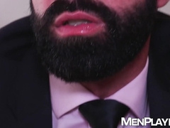 Bearded hunk Dani Robles is roughly raw drilled by hung Dato Foland