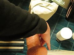 Monster dildo slow motion