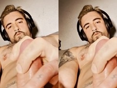 POV VR tease with ripped solo guy Jack Spanish getting naughty