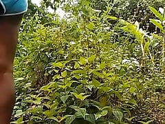 Indian Straight Guy Mastrubating Outdoor in the Forest. Waiting for fatty Ass. Comment down